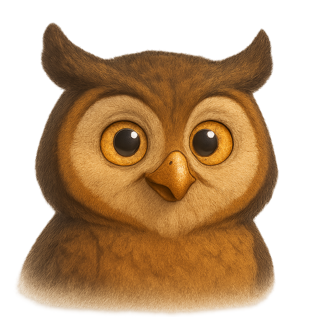 Owl avatar illustration