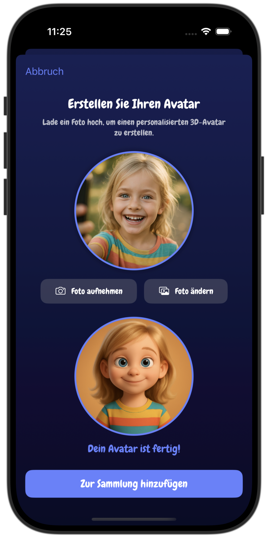 KinderStories Avatar Creation
