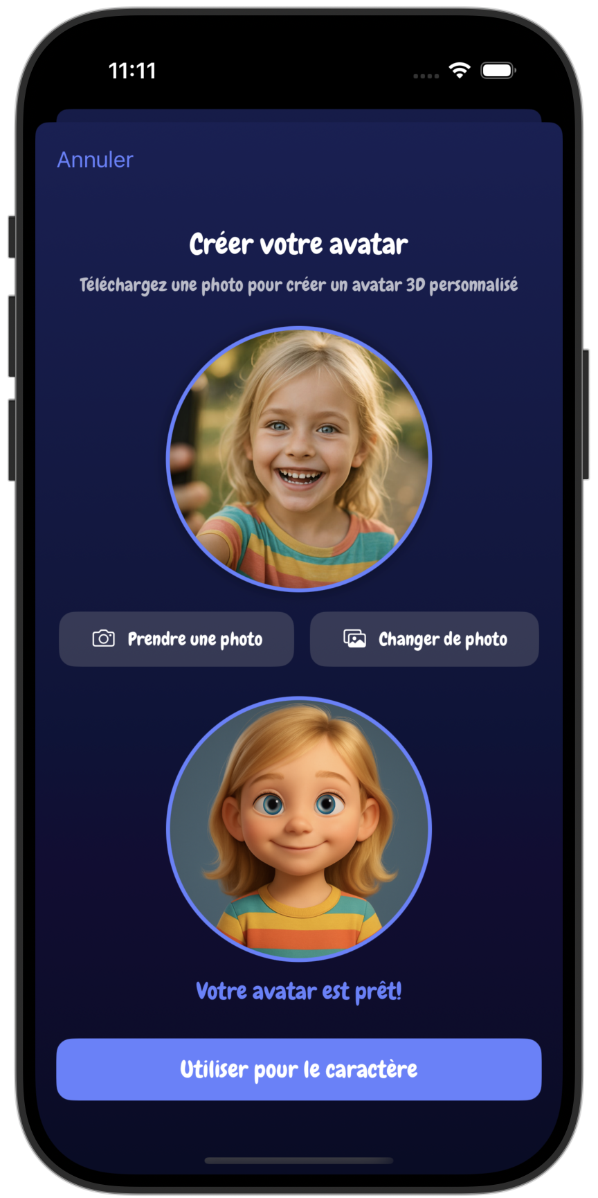 KinderStories Avatar Creation
