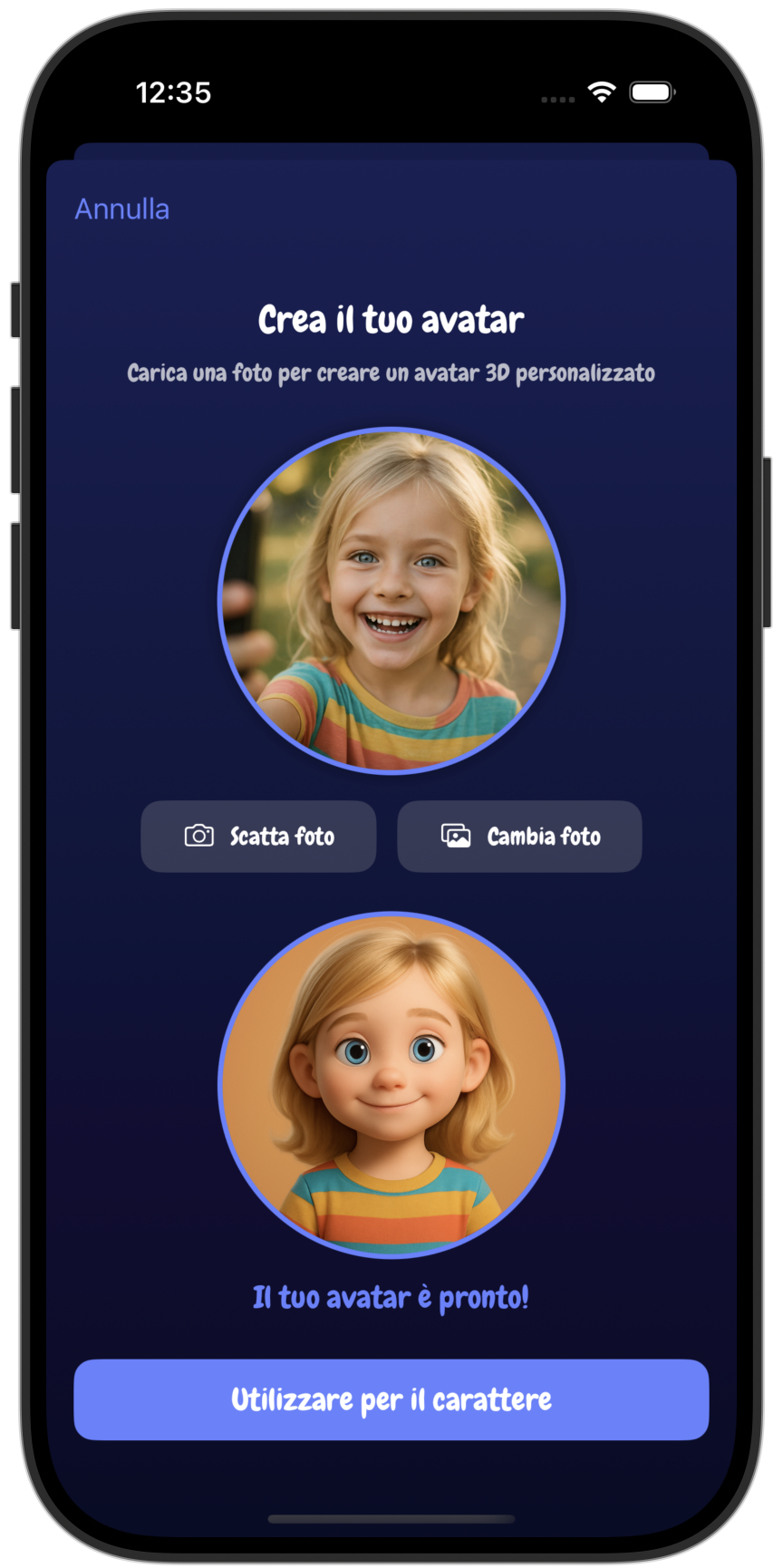 KinderStories Avatar Creation
